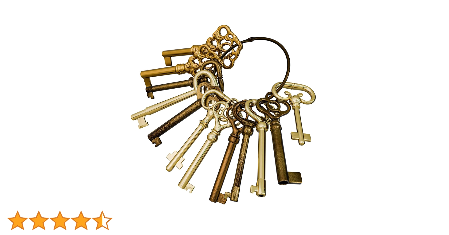 KY-12S Skeleton Key Set Reproduction Key for Antique